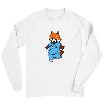 Discover nurses Job Comic red panda nurses Long Sleeves