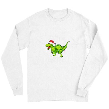 Discover Dinosaur Pet Dear Santa Define Good Christmas Lights Tree Rex Long Sleeves