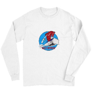 Discover Horse Pet RED HORSE Combat Engineer US Military Long Sleeves