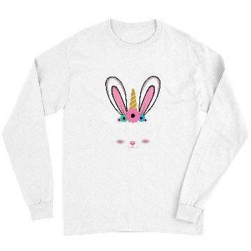 Discover Unicorn Pet Easter Bunny Happy Easter Long Sleeves