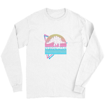 Discover Dinosaur Pet Stegosaurus Dinosaur Retro Long Sleeves