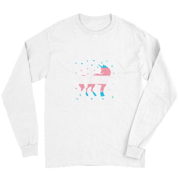 Discover Unicorn Pet Transgender Pride Flag Unicorn Transgender Long Sleeves