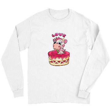 Discover Cow Pet Strawberry Cow Design 036 Long Sleeves