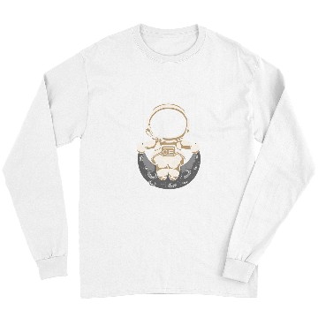 Discover Astronaut Job Moon Swing Astronaut Spaceman Galaxy Astronomy Science 67 Long Sleeves