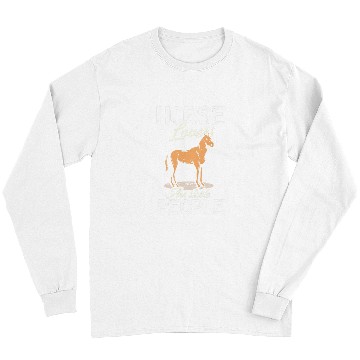 Discover Horse Pet Graphic Tee For Keeping sanity Long Sleeves
