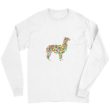 Discover Llama Pet Dot Day Llama Alpaca Lover Polka Dot Pattern International Long Sleeves