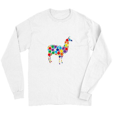 Discover Llama Pet September th Polka Dot Llama International Dot Day Long Sleeves