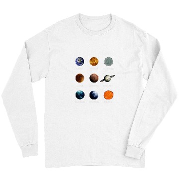 Discover Astronaut Job Solar System Planet Space Galaxy Planets Long Sleeves
