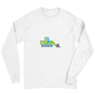 Discover Forklift Fun Construction Lover Construction Site Forklift Truck Long Sleeves