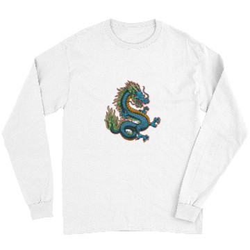 Discover Dragon Pet Japanese dragon vintages Long Sleeves