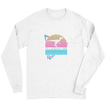 Discover Dinosaur Pet Velociraptor Dinosaur Retro Long Sleeves
