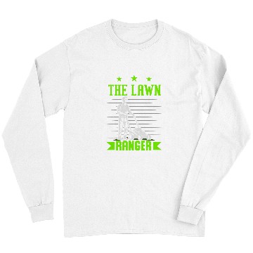 Discover Lawn Mower Fun Humor Landscaper Janitor Long Sleeves