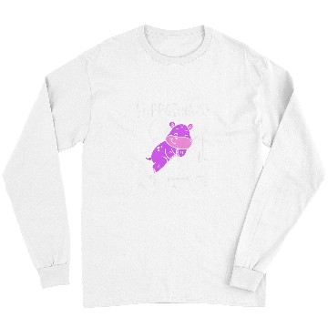 Discover Hippo Pet Geometry Funny Math Lover Hypotenuse Costume Long Sleeves
