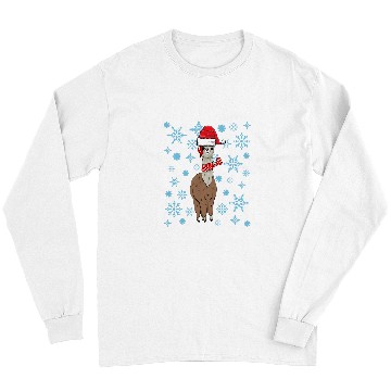 Discover Llama Pet Winter Snow Long Sleeves