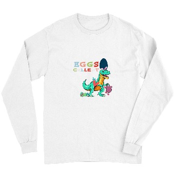 Discover Dinosaur Pet easter egg hunt bunny dinosaur t rexs boys girls eggs cellent Long Sleeves