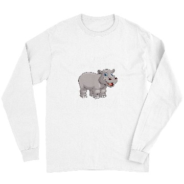 Discover Hippo Pet I Just Really Like Hippos hippopotamus mammal Long Sleeves