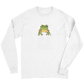 Discover Frog Pet Frog Pet Toad Design For A Studying Frogs Collector 8 Long Sleeves