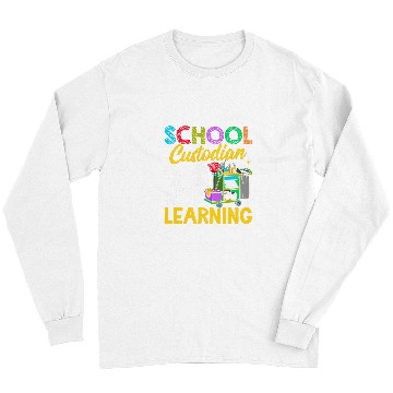 Discover School Custodian Clear Trail Learning Janitor Appreciation 21 Long Sleeves