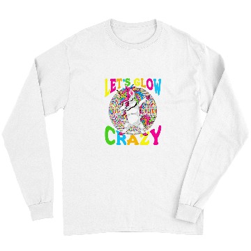 Discover Unicorn Pet Lets Glow  Retro 80s Long Sleeves