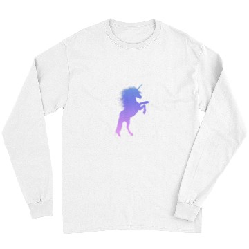 Discover Unicorn Pet Magic Horse Celestial Stars Starry Night Sky Graphic Long Sleeves