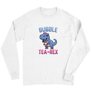 Discover Dinosaur Pet Bubble TeaRex  Cute Milk Tea Long Sleeves