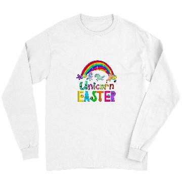 Discover Unicorn Pet Cute Family Unicorn Kids Easter Egg Hunt For Unicorn Lovers Long Sleeves