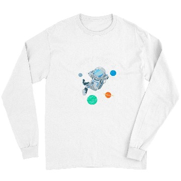 Discover Astronaut Job Planets Cosmonaut Astronomy Space Long Sleeves