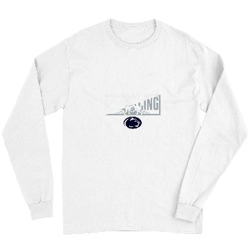 Discover Sport Wrestling Penn State Nittany Lions Wrestling Match Dark Heather Long Sleeves
