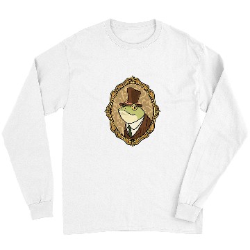 Discover Frog Pet Cottagecore Aesthetic Baroque Period Frog Toad Goblincore Long Sleeves