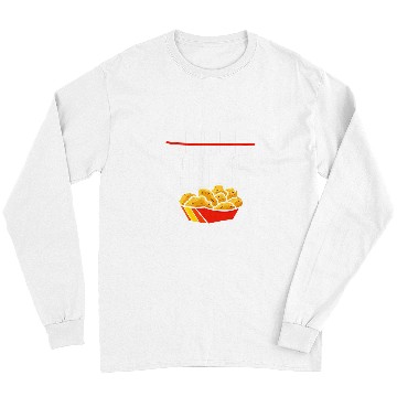 Discover Chicken Pet Nuggets Funny Merch Nugs Long Sleeves