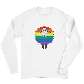 Discover Sheep Pet Rainbow Pride Flag Patterned Long Sleeves