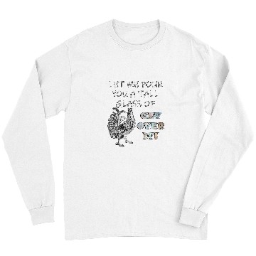 Discover Chicken Pet Get Over It Rooster Graphic Sarcastic Long Sleeves