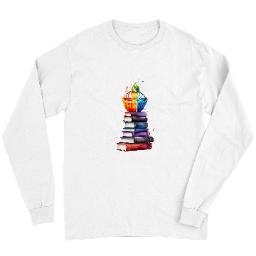 Discover Book Fun Im a Bakeaholic Funny Baking Baker Cupcake Cooking Long Sleeves