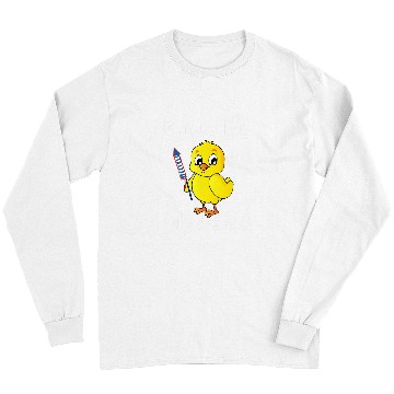 Discover Chicken Pet Chicks Dig Fireworks Funny Long Sleeves