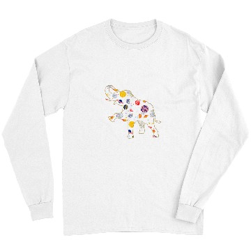 Discover Elephant Mammal Celestial Animals Space Aesthetic Solar Planets Long Sleeves