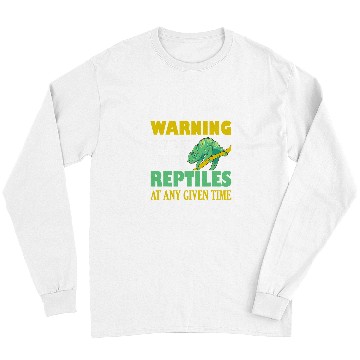 Discover Chameleon Pet Warning May Talk About Reptiles Lizard Lover Long Sleeves