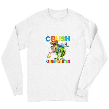 Discover Dinosaur Pet Im Ready To Crush Kindergarten Dinosaur First Day Of School 1 Long Sleeves