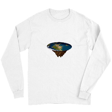 Discover Flat Earth Society 2Flat Earth Map Model Globe Long Sleeves