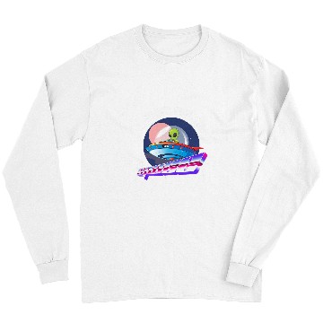 Discover Aliens UFO I Need Space Funny Alien Astronomy Science Long Sleeves