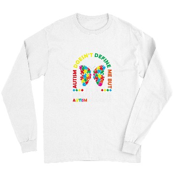 Discover Autism Puzzle Doesnt Define Me But Its A Part Of Me Love Advocacy Long Sleeves