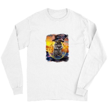 Discover Hamster Pet Dwarf Hamster Pirate Sailing in Round Fish Tank Long Sleeves