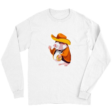 Discover Hamster Pet Cowboy Funny and Cool Animal Lover Design Long Sleeves