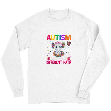Discover Autism Puzzle Walking a Different Path Support Autism Warriors Long Sleeves