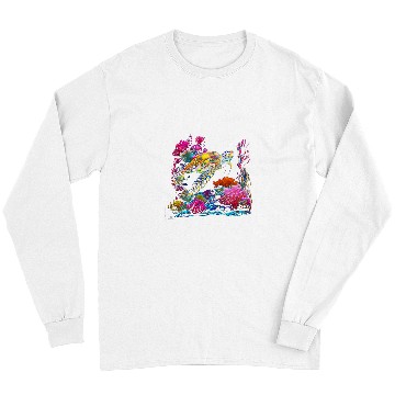 Discover Turtle Pet Tortoise Waterturtle Ocean Natural Environment 18 Long Sleeves