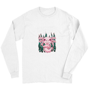 Discover Axolotls Pet Everything Is Better with an Axolotls Salamander Animal Lover Long Sleeves