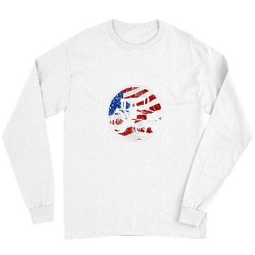 Discover Tractor Fun driving Pulling American Flag vintages Tractor Pulling Long Sleeves