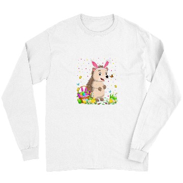 Discover Hedgehog Pet Easter Hedgehogs Bunny Egg Hunting Hedgehogs Easter Sunday Long Sleeves