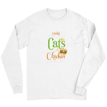 Discover Chicken Pet Sandwich Cats and Chicken Burger Long Sleeves