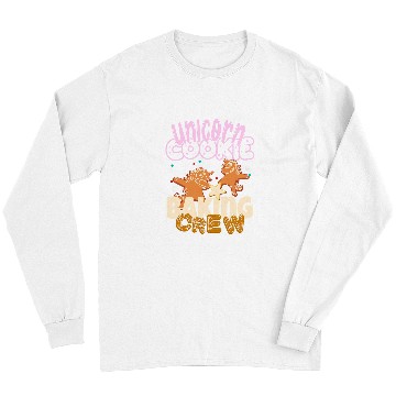 Discover Unicorn Pet  Unicorn Cookie Baking Crew Christmas Baker Team 7 Long Sleeves