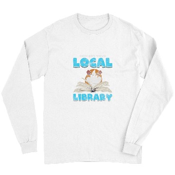 Discover Book Fun Support Your Local Library Guinea Pig Book Long Sleeves